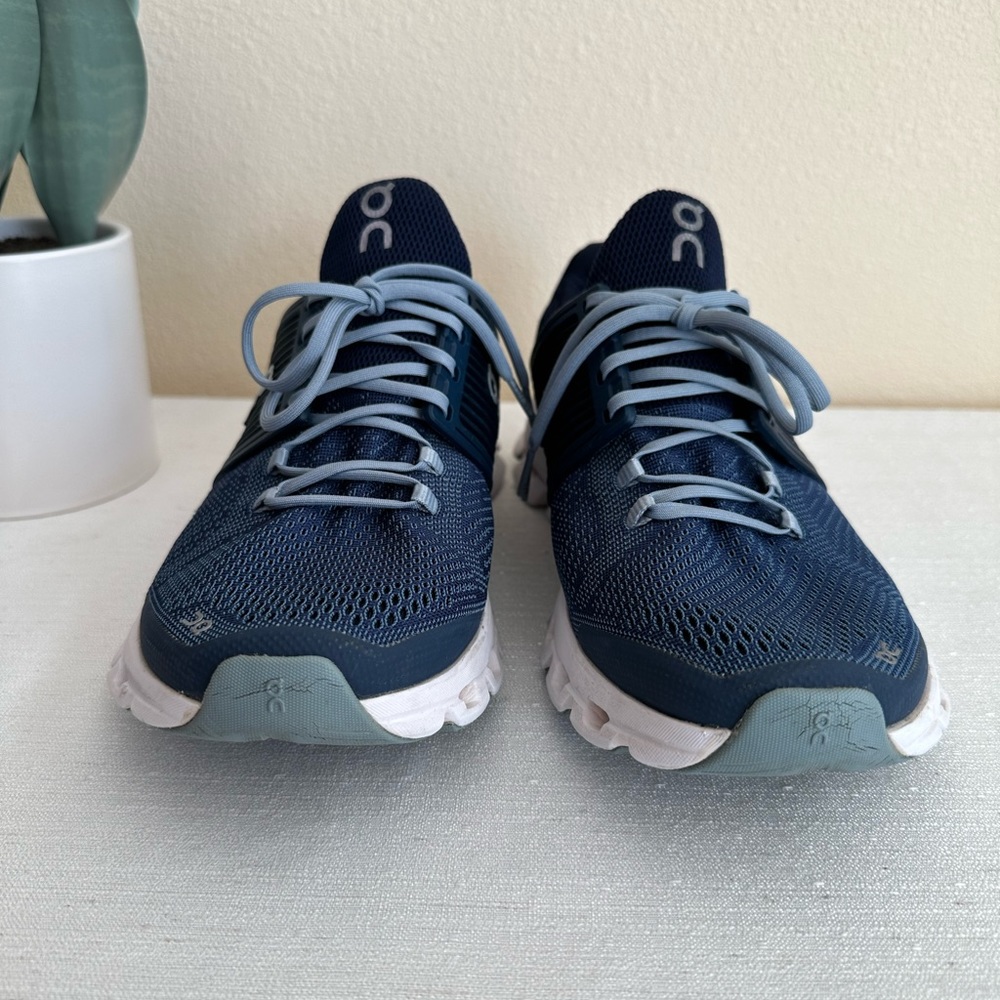 ON Cloudswift 1 Blue Mesh Running Sneakers Men’s 8 - Picture 4 of 12